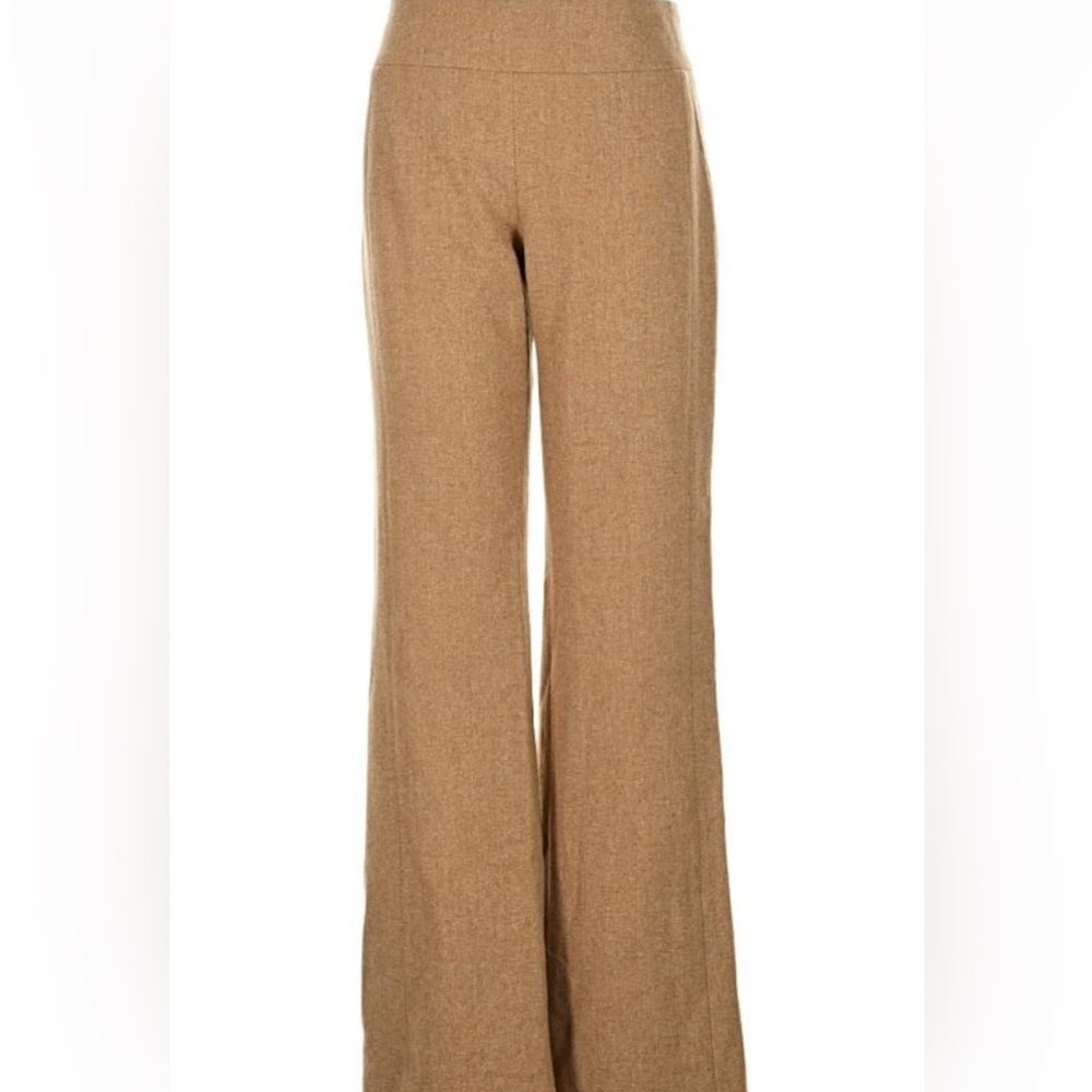J. Crew Classic Tan Wide-Leg Trousers